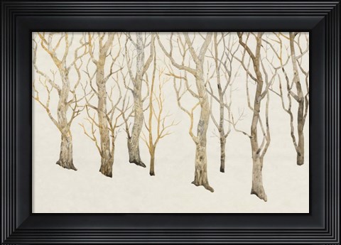 Framed Bare Trees II Print