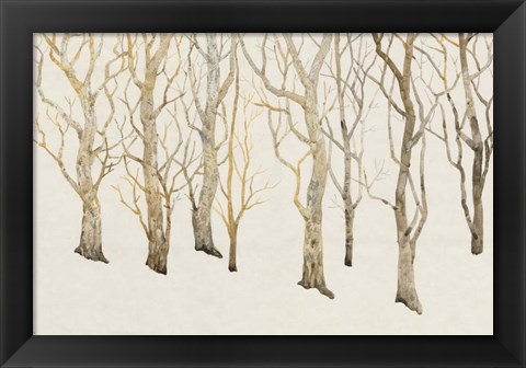 Framed Bare Trees II Print