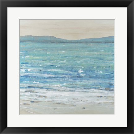 Framed Reef Edge I Print