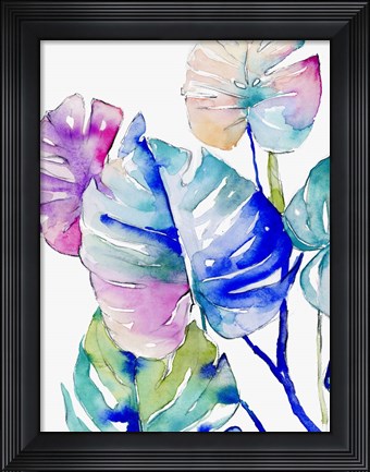 Framed Prism Palms I Print