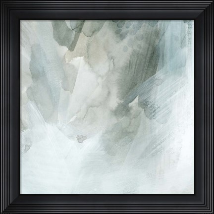 Framed Snow and Sediment II Print