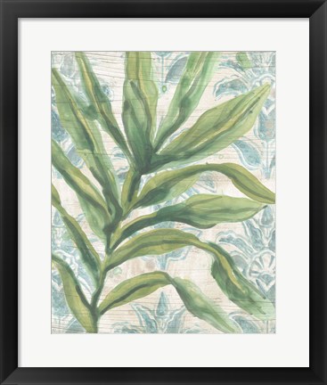 Framed Palms &amp; Patterns I Print