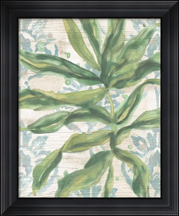 Framed Palms &amp; Patterns IV Print