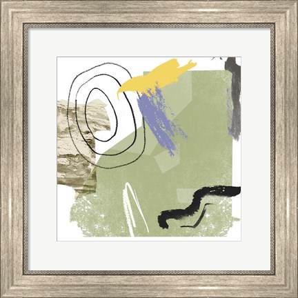 Framed Abstract Swamp II Print