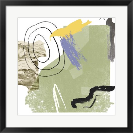 Framed Abstract Swamp II Print