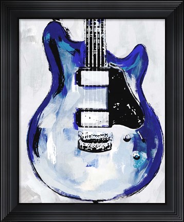 Framed Electric Blues II Print