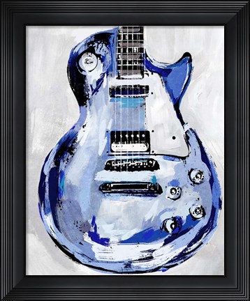 Framed Electric Blues III Print