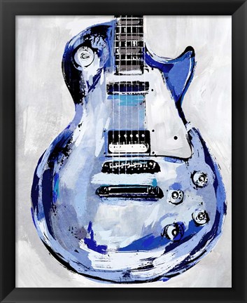 Framed Electric Blues III Print