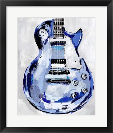 Framed Electric Blues III Print