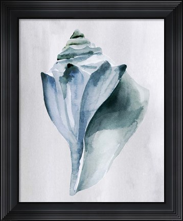Framed Soft Ocean Gems I Print