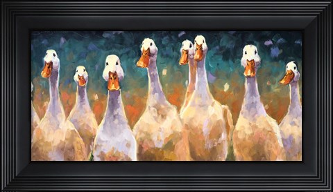 Framed Those Darn Ducks Print