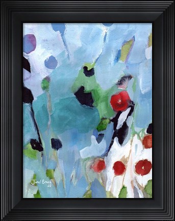 Framed Rose Hips at Christmas Print