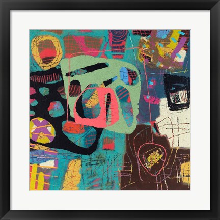 Framed Conversations In The Abstract No. 108 Print