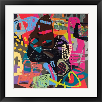 Framed Conversations In The Abstract No. 111 Print