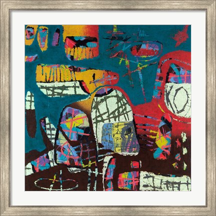 Framed Conversations In The Abstract No. 114 Print