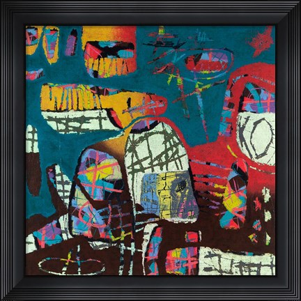 Framed Conversations In The Abstract No. 114 Print