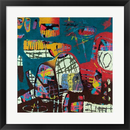 Framed Conversations In The Abstract No. 114 Print