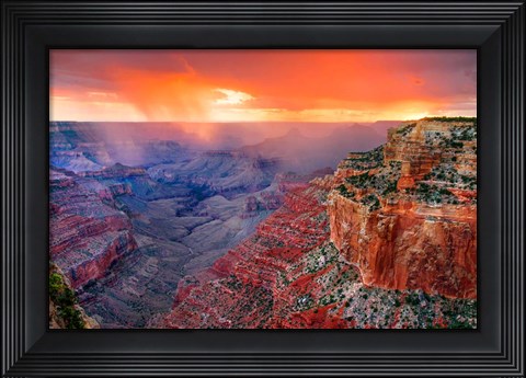 Framed Monsoon Sunset Print