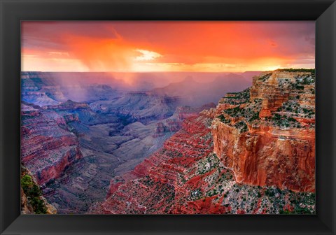 Framed Monsoon Sunset Print