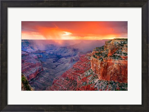 Framed Monsoon Sunset Print