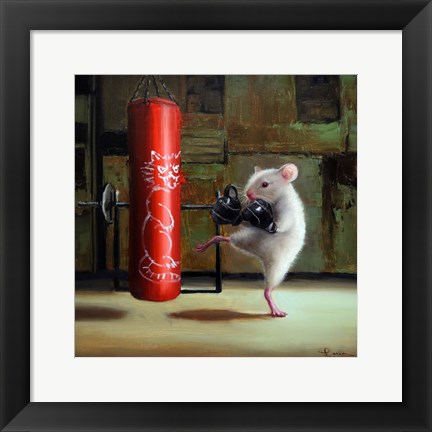 Framed Gym Rat Print