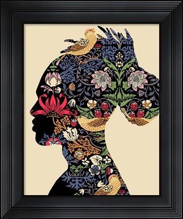 Framed Afro Man Print
