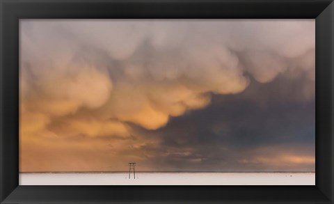 Framed Sunset Clouds Print