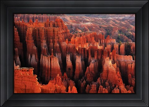 Framed Red City Print