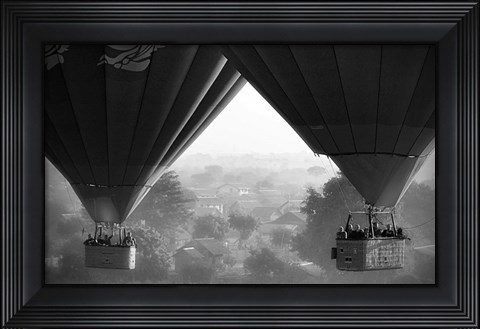 Framed In the Air Print