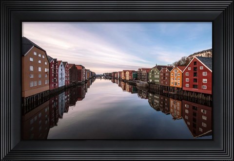 Framed Trondheim, Norway Print