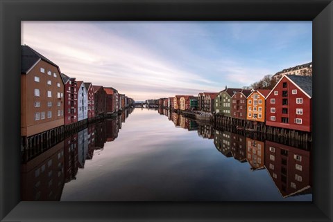 Framed Trondheim, Norway Print