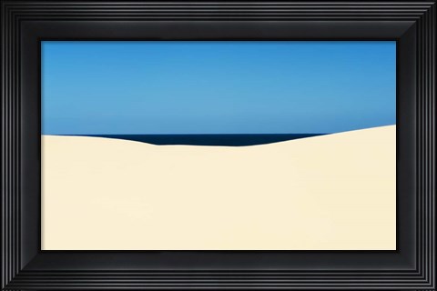 Framed Sky Sea Desert Print