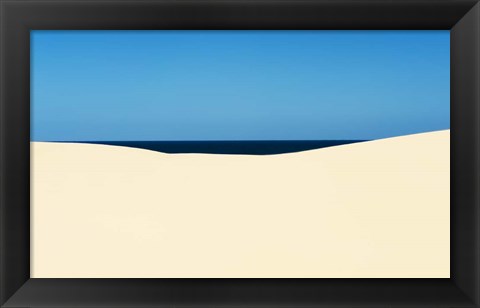 Framed Sky Sea Desert Print