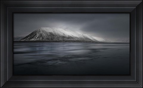 Framed Last Light Iceland Print