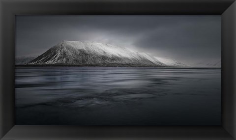 Framed Last Light Iceland Print