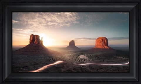 Framed When Dawn Married Dusk Print