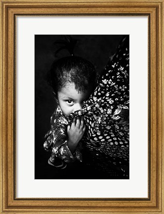 Framed Just a look Print