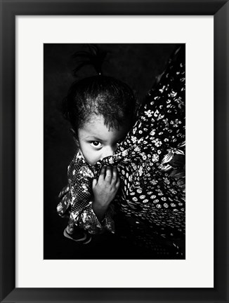 Framed Just a look Print