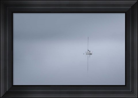 Framed Lonesome Boatman Print