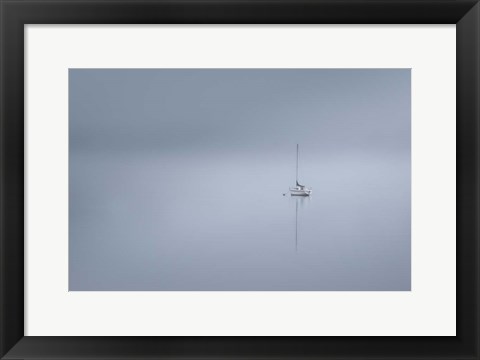 Framed Lonesome Boatman Print