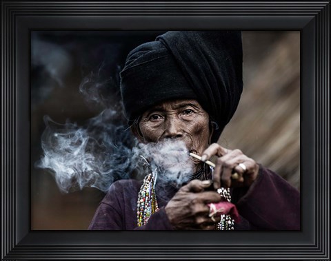 Framed Smoking 2 Print