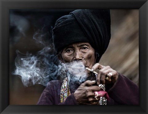 Framed Smoking 2 Print