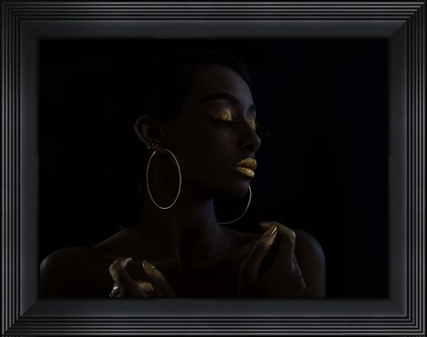 Framed Gold Touches 1 Print
