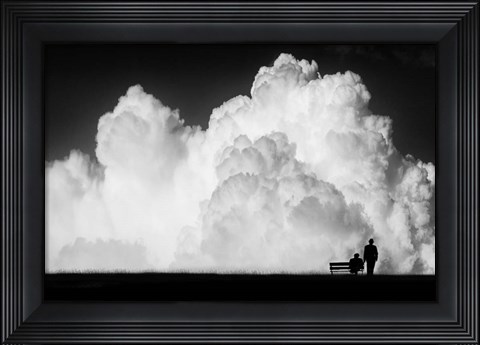 Framed Waiting for the Storm Print