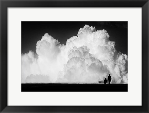 Framed Waiting for the Storm Print