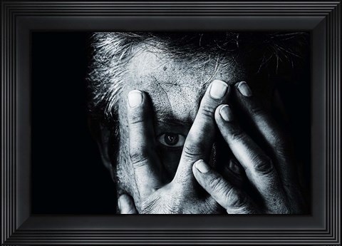Framed Open the Sadness Print