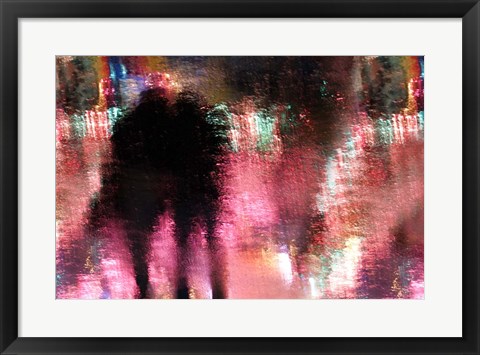 Framed Rain above the Funfair Print