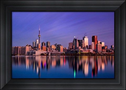 Framed Toronto Sunrise Print