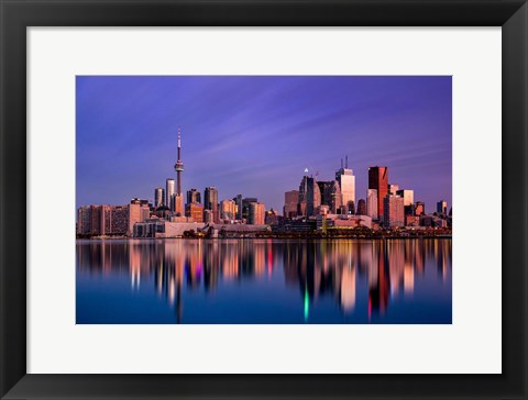 Framed Toronto Sunrise Print