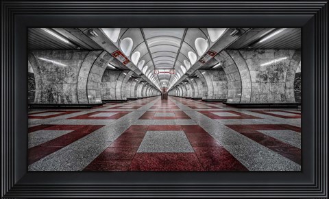 Framed Prague Metro Print